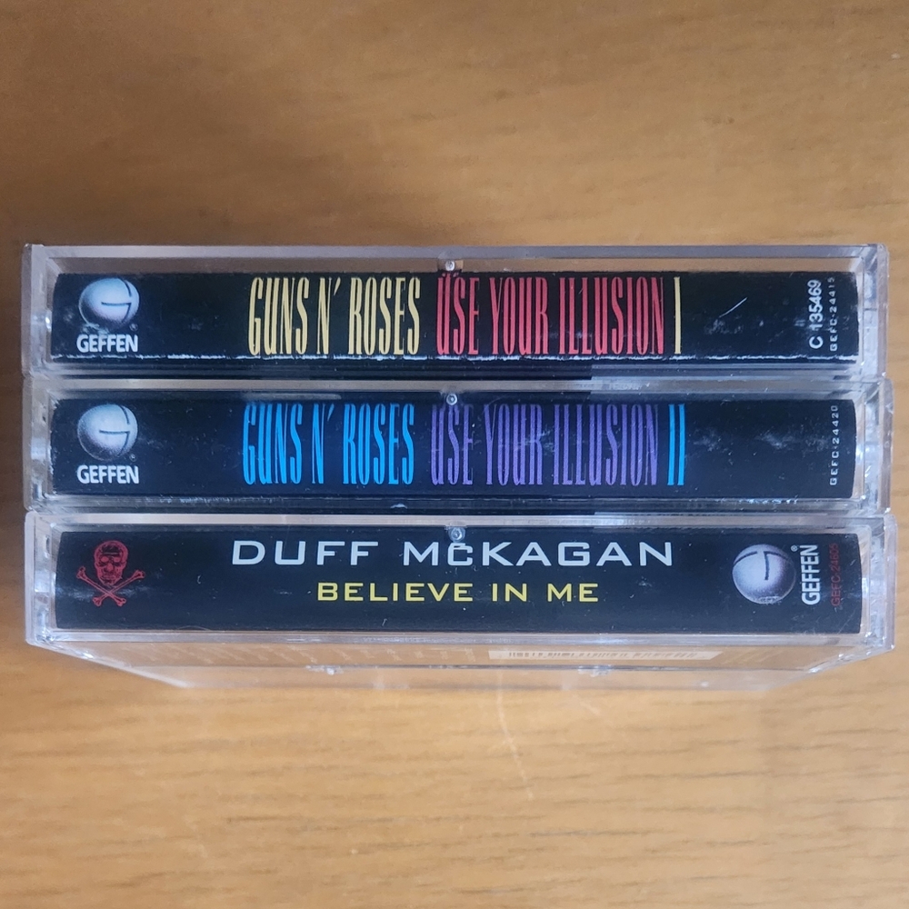 Guns N' Roses, Duff McKagan - 1990s Tapes (Lot of 3) 